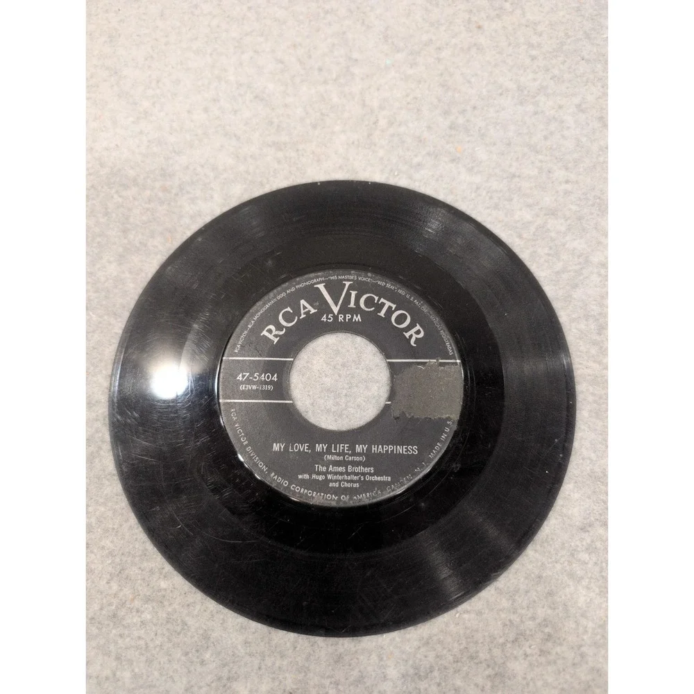 The Ames Brothers If You Want My Heart RCA Victor 47-5404 45 RPM Vinyl Record - Picture 2 of 3